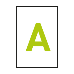 Cartellini segnaprezzo Verticale